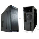 Conjunto de PC de Oficina de Presupuesto de Intel - PC de Office - Monitor de 24 pulgadas + Matón + teclado - incluyendo Office Professional más 2021, Norton 360 y USB SD Tarjeta Reader