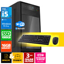Intel Complete PC Set | Intel Core i7 | 16 GB DDR4 | 1 TB SSD - NVME + Muis & Keyboard | Windows 11 Pro