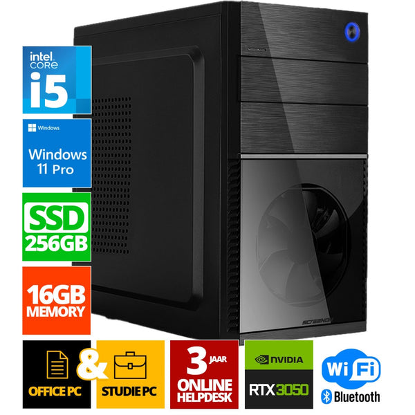 Intel Complete PC | Intel Core i5 | 16 GB DDR4 | 500GB SSD - NVME | RTX 3050 | Windows 11 Pro