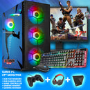 Screenon - Terminez les ensembles de PC Fortnite Gaming - (jeu PC + moniteur de 27 pouces + clavier + souris + contrôleur)