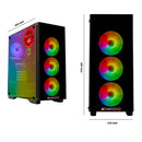 Screenson - Juego de juegos T46187 -W3 (GamePC.T46187 + Monitor de 27 pulgadas + teclado + Pad de mouse y mouse + auriculares y soporte)