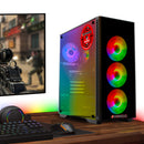 Screenson - Juego de juegos T46187 -W3 (GamePC.T46187 + Monitor de 27 pulgadas + teclado + Pad de mouse y mouse + auriculares y soporte)