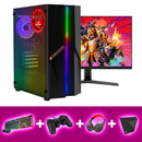 Screenson - Juego de juegos - X10099 - V1 (GamePC.X10099 + Monitor de 24 pulgadas + teclado + mouse)