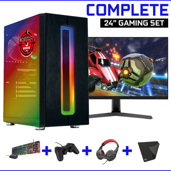 Screenon - Gaming Set - X150128 - V1 (Gamepc.x150128 + 24 inch monitor + keyboard + mouse)