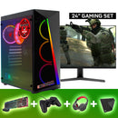 Screenon - Set de jeu - P3 (GamePC + moniteur de 24 pouces + clavier + souris)