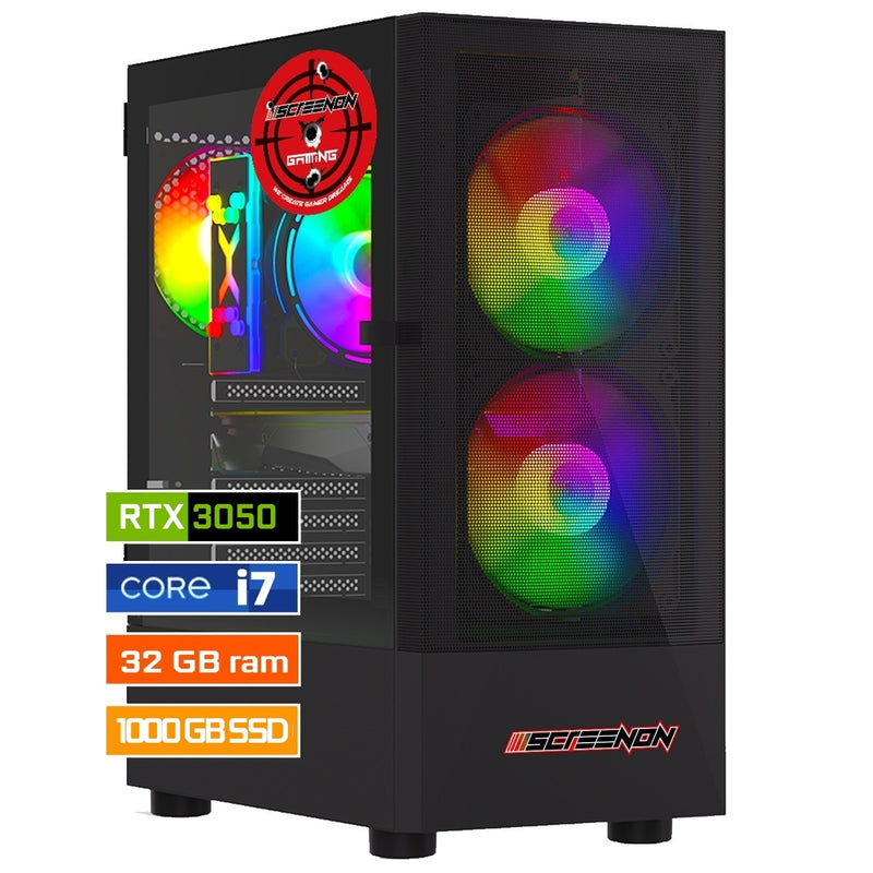 Screenon - Intel Core i5 - 1TB M.2 SSD - GTX 1650 4GB - GamePc.Y43586 - WiFi