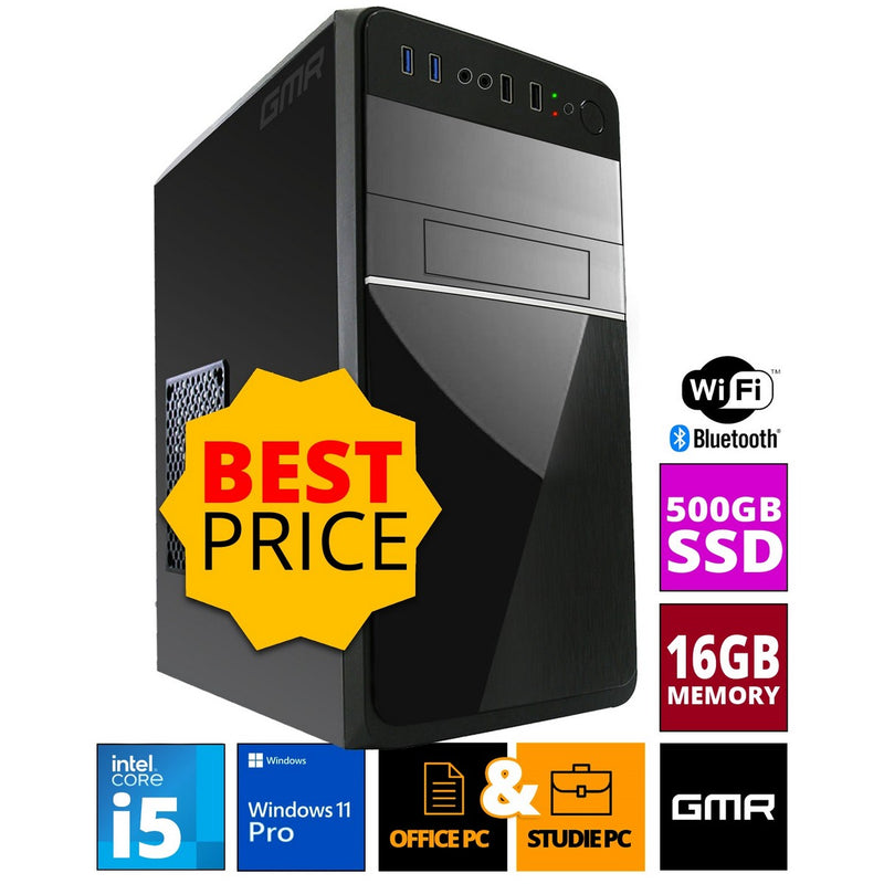 Intel Complete PC | Intel Core i5 | 16 GB RAM | 500 GB SSD | Windows 11 Pro