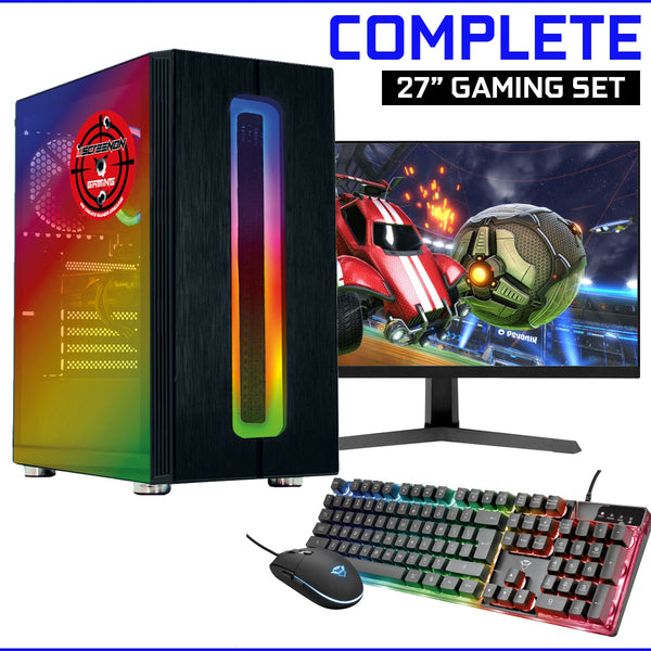 Screenon - Gaming Set - X200128 - V2 (Gamepc.x200128 + 27 inch monitor + keyboard + mouse)