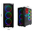 Screenson - Extreme Desktop Game PC - Ryzen 9 3900X 1024GB M.2 SSD + 3TB HDD - RTX 3080 - Wifi