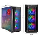 ScreenON - Intel Core i9 - 1TB SSD + 3TB HDD - RTX 3080 - Ripper - GamePC.Y32168 - WiFi - ScreenOn