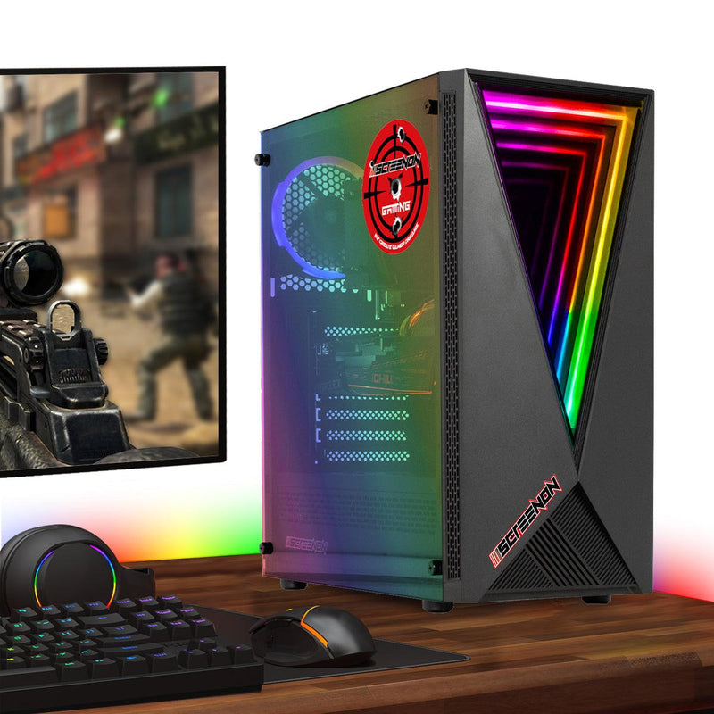 ScreenON - Ryzen 5 - 240GB M.2 SSD + 1TB HDD - RTX 3060 12GB - GamePC.X335106 - WiFi - ScreenOn