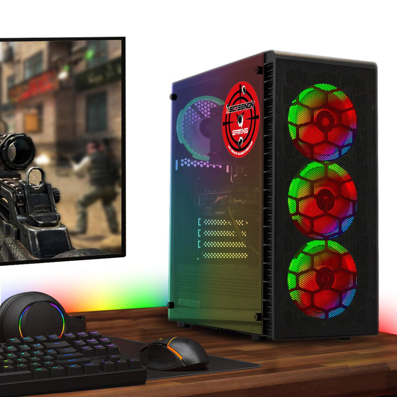 ScreenON - Ryzen 5 5600X - 512GB M.2 SSD + 1TB HDD - RTX-3060 - GamePC.V560105 - WiFi - ScreenOn